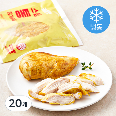 다즐샵 스팀 통 닭가슴살 카레맛 (냉동), 100g, 20개