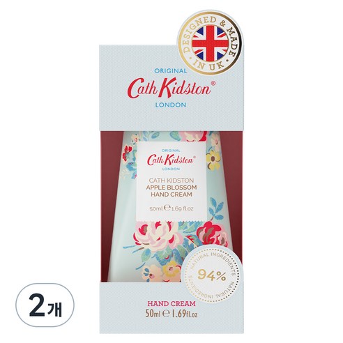 캐스키드슨 애플블라썸 퍼퓸드 핸드크림, 50ml, 2개