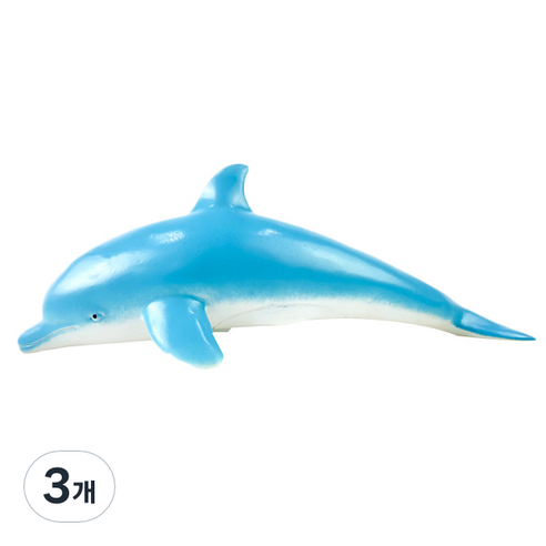 소프트 동물 피규어 돌고래A, 3개