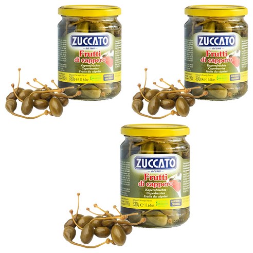 쥬카토 후르츠 케이퍼, 330g, 3개