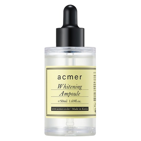 아크메르 화이트닝 앰플: 빛나는 피부를 위한 섬세한 선택 아마메르미백앰플