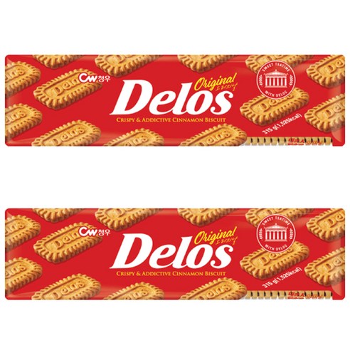 청우 델로스 오리지날 커피쿠키, 315g, 2개
