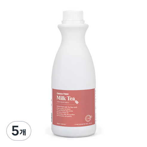 그린트리 밀크티베이스, 1.2kg, 5개