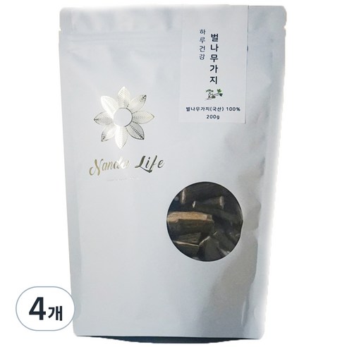 난다라이프 벌나무가지 산청목, 200g, 4개