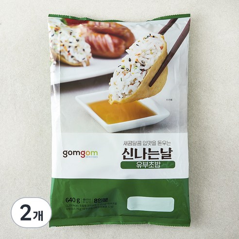 곰곰 신나는날 유부초밥 (8인분), 640g, 2개