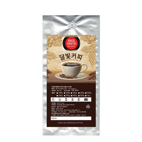 달빛커피 브라질 산토스 원두커피, 더치커피, 1000g