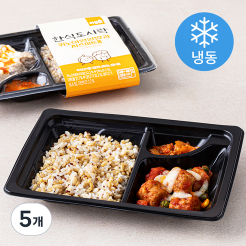아임닭 한식도시락 퀴노아영양밥과 치즈미트볼 (냉동), 230g, 5개