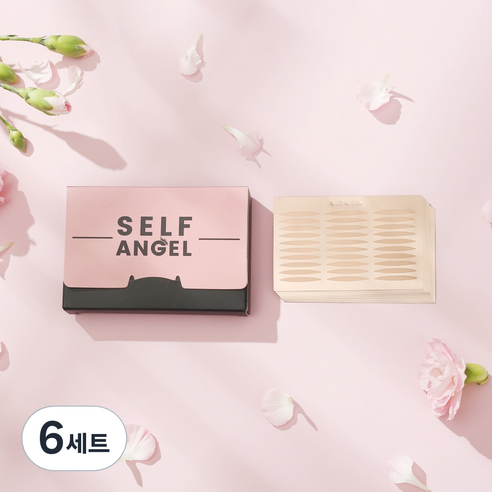 셀프천사 누드형 쌍꺼풀 테이프 기본형 10p + 소형 10p 세트, 6세트