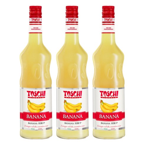 토스키 바나나 시럽, 1L, 3개