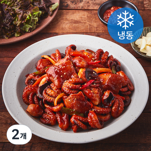 우주쭈꾸미 닭갈비볶음 (냉동), 1kg, 2개