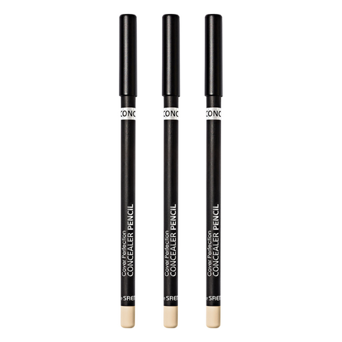 더샘 커버 퍼펙션 컨실러 펜슬 2g, 0.5 아이스 베이지, 3개
