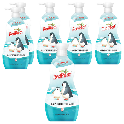 레드루트 젖병세정제 무향, 750ml, 6개