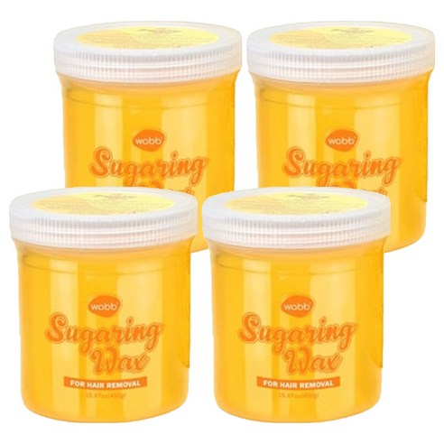 와브 슈가링 왁스 모든부위용, 450g, 4개