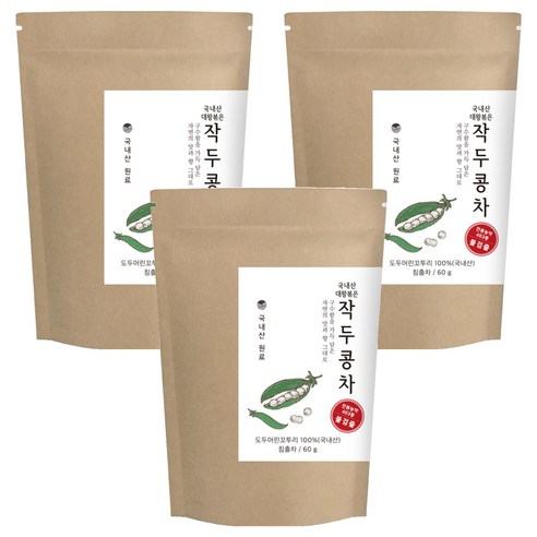 자연지애 대왕 작두콩차, 60g, 1개입, 3개