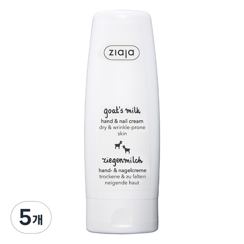 지아자 산양유 핸드크림, 5개, 80ml