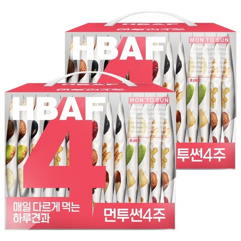 바프 먼투썬 4주 하루견과 560g, 2개