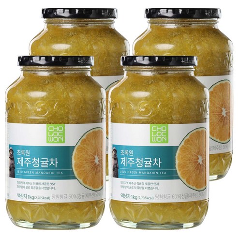 초록원 제주청귤차, 1kg, 1개입, 4개