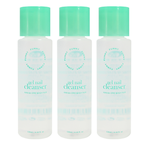 퍼니 젤네일 클렌저, 3개, 130ml