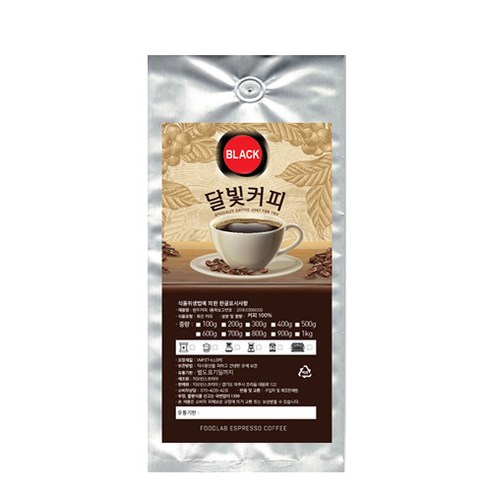 달빛커피 EXPRESS BLACK 분쇄 커피, 핸드드립, 500g