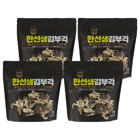 채곡당 한선생 김부각, 30g, 4개