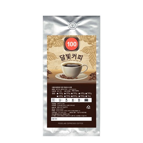 달빛커피 EXPRESS 100 분쇄 커피, 더치커피, 200g
