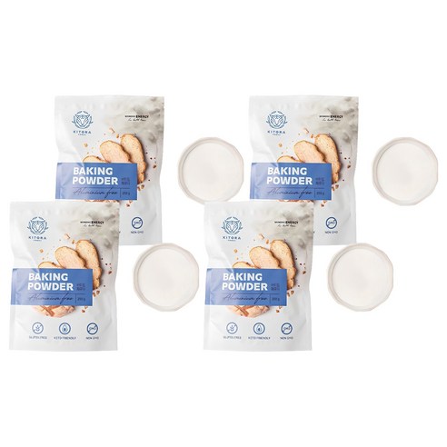키토라푸드 글루텐프리 베이킹파우더, 250g, 4개