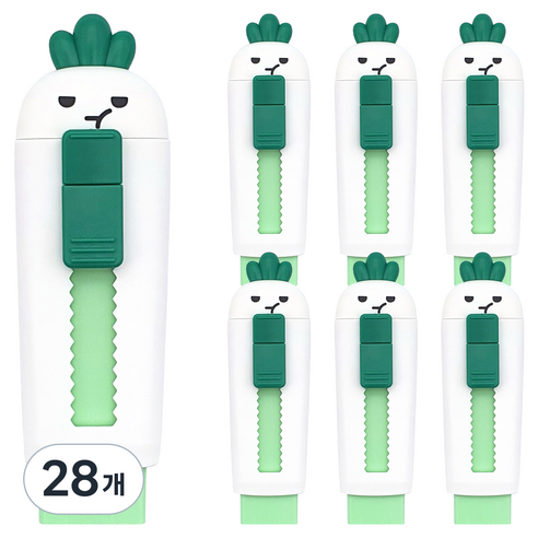 조선문방구 무기력 슬라이드 지우개, 무, 28개
