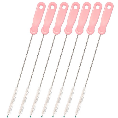 하이비 빨대세척솔, 7개, 라이트핑크