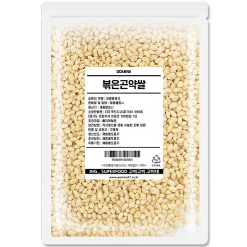 고미네 볶은곤약쌀, 700g, 1개