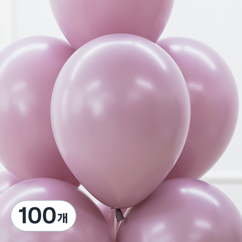 셈퍼텍스 30cm 풍선, 파스텔더스크 라벤더, 100개