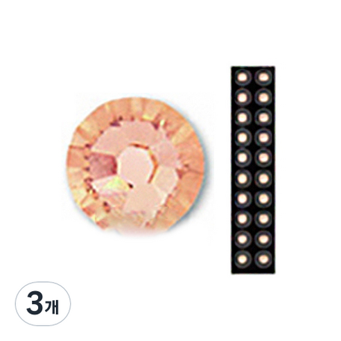 와사비네코 미미츠보 쥬얼리 귀지압패치, 라이트피치20pcs_L(4.0mm), 3개