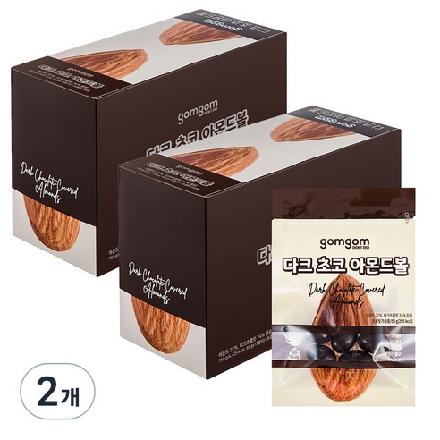곰곰 다크 초콜릿 아몬드볼, 750g, 2개