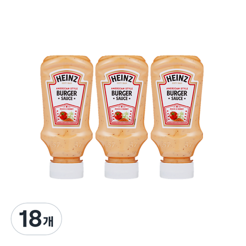 하인즈 버거소스, 230g, 18개