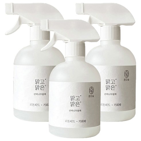 온다숲 편백향 피톤치드 벌레기피제 본품, 3개, 500ml