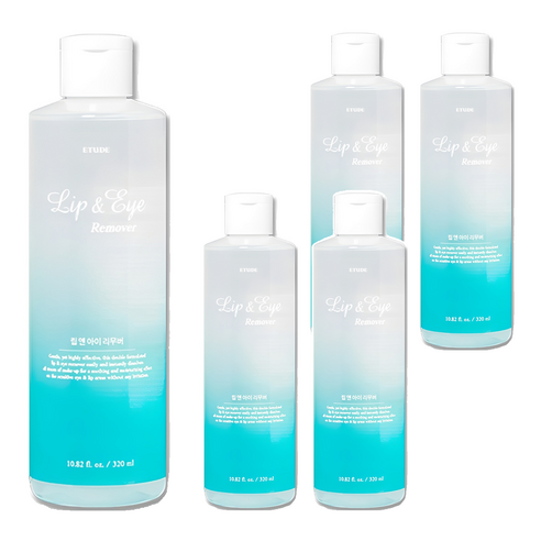 에뛰드 NEW 립 앤 아이 리무버, 320ml, 5개