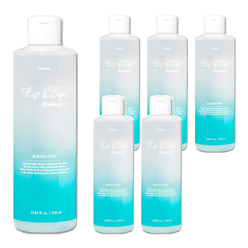 에뛰드 NEW 립 앤 아이 리무버, 320ml, 6개