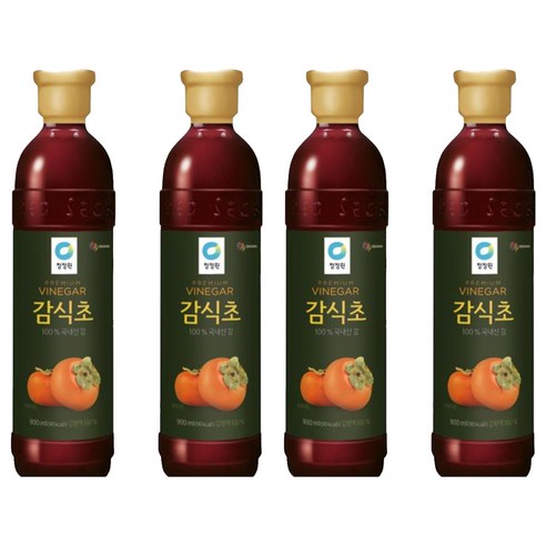 청정원 감식초, 900ml, 4개