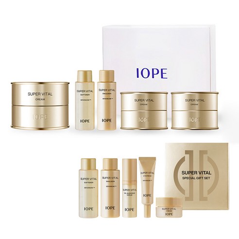 아이오페 슈퍼바이탈 크림 세트: 피부의 새로운 활력