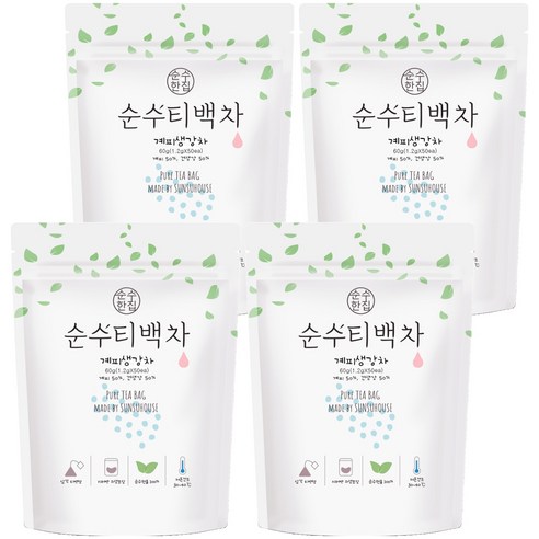 순수한집 계피생강차, 1.2g, 50개입, 4개
