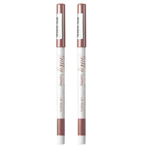 미샤 실키래스팅 립 펜슬 0.25g, 살사레드, 2개