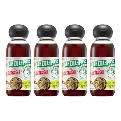 새미네부엌 고깃집 양파절임소스, 300ml, 4개