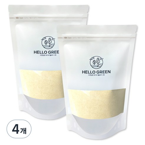 헬로우그린 국산 마늘가루, 300g, 4개