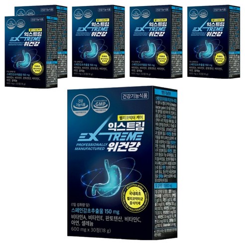 익스트림 위건강 600mg, 30정, 6개
