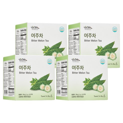 남도농산 여주차 티백, 1g, 20개입, 4개