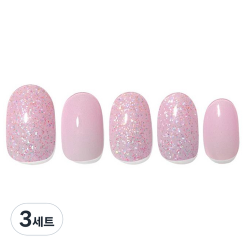 데싱디바 글레이즈 네일스티커 세트, 라벤더 팝, 3세트