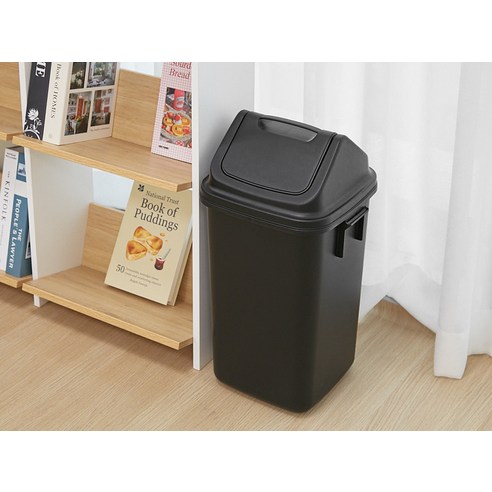 넉넉한 용량과 깔끔한 디자인, 코멧 사각 쓰레기통으로 집안을 더욱 쾌적하게!