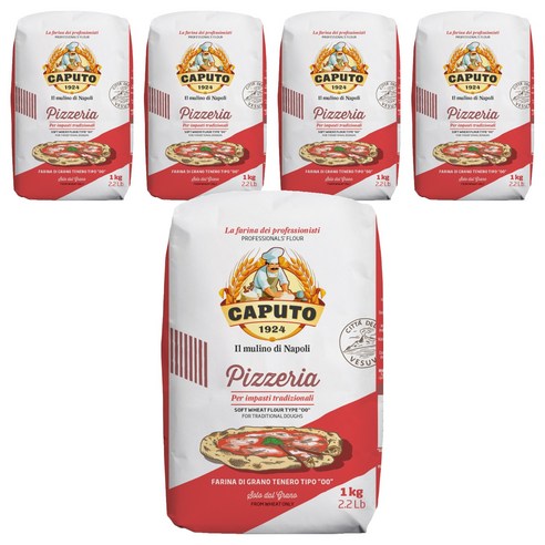 카푸토1924 피제리아 Tipo 00 밀가루, 1kg, 5개