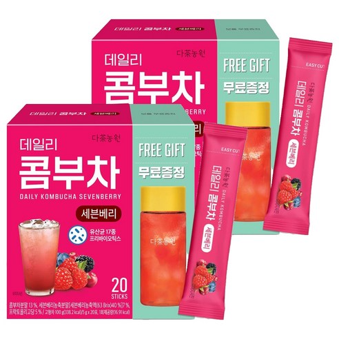 다농원 데일리 콤부차 세븐베리, 2개