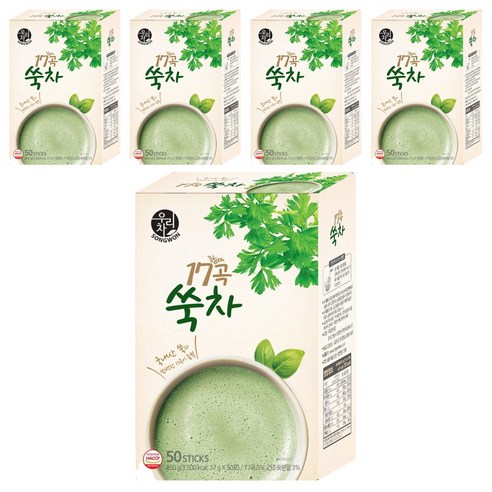 우리차 17곡쑥차, 17g, 50개입, 5개