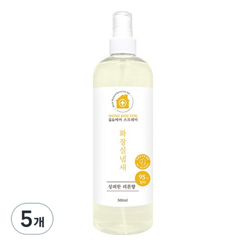 홈닥터 룸 & 에어 스프레이 화장실냄새, 5개, 500ml